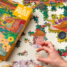 Load image into Gallery viewer, 1000 piece bee garden beekeeper hive jigsaw puzzle