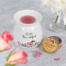 Load image into Gallery viewer, Bee themed Wax Melts with Burner Gift Set