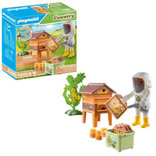 Load image into Gallery viewer, Country farm beekeeper &amp; beehive toy set