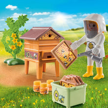 Load image into Gallery viewer, Country farm beekeeper &amp; beehive toy set