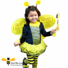 Load image into Gallery viewer, Girl's tutu fancy dress 10-piece bee costume