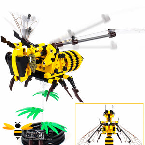 Bee Building Lego Block Set featuring 236 pieces and simulated Bee model