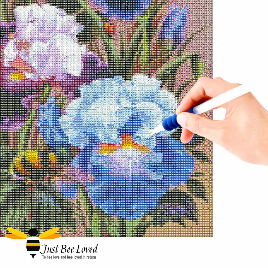 Flowers & Bumblebee Canvas 5D Diamond Painting - Full Kit – Just Bee Loved