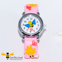 Load image into Gallery viewer, Groovy 3D Children's Girl's Silicone Bee Watch - 3 Colours