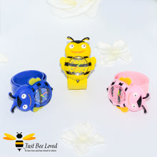 Load image into Gallery viewer, Children's Funny Bee Snap Watch in 3 Colours