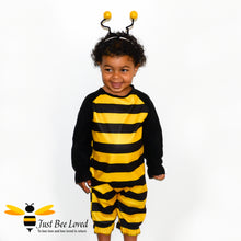 Load image into Gallery viewer, Toddler&#39;s Bumblebee Bodysuit &amp; Headpiece Fancy Dress Costume