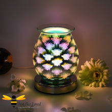 Load image into Gallery viewer, 3D Aroma Bee Design Touch Sensitive Oil and Wax Melts Electric Burner Lamp