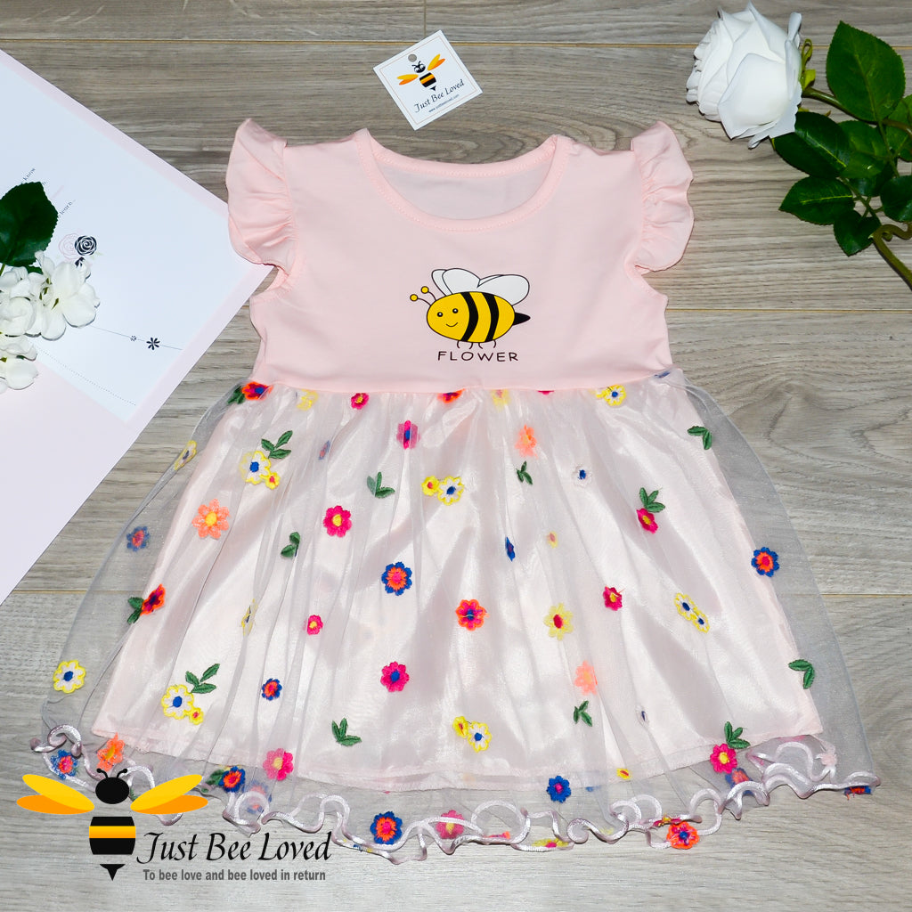 Honey bee dress for baby girl best sale