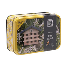 Load image into Gallery viewer, Build a bee hotel gift in a tin craft kit