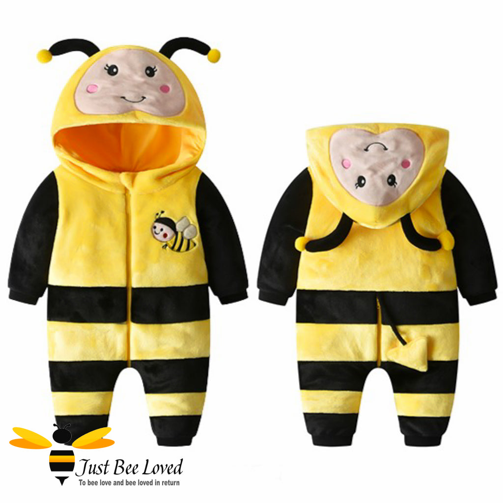 Baby infant bumble bee costume romper onesie outfit