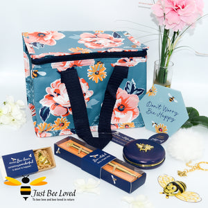 Bee-utiful blue bee gift box set for women