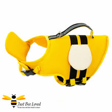 Load image into Gallery viewer, Bee styled dog swimming vest life jacket 