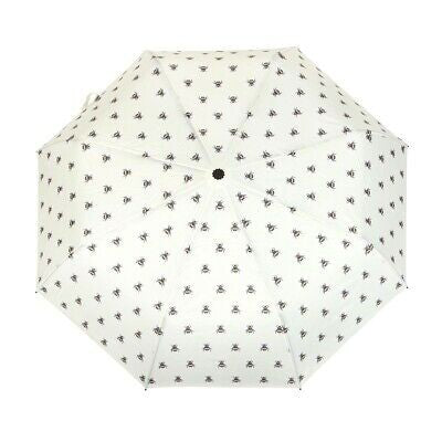 Cream bee travel umbrella