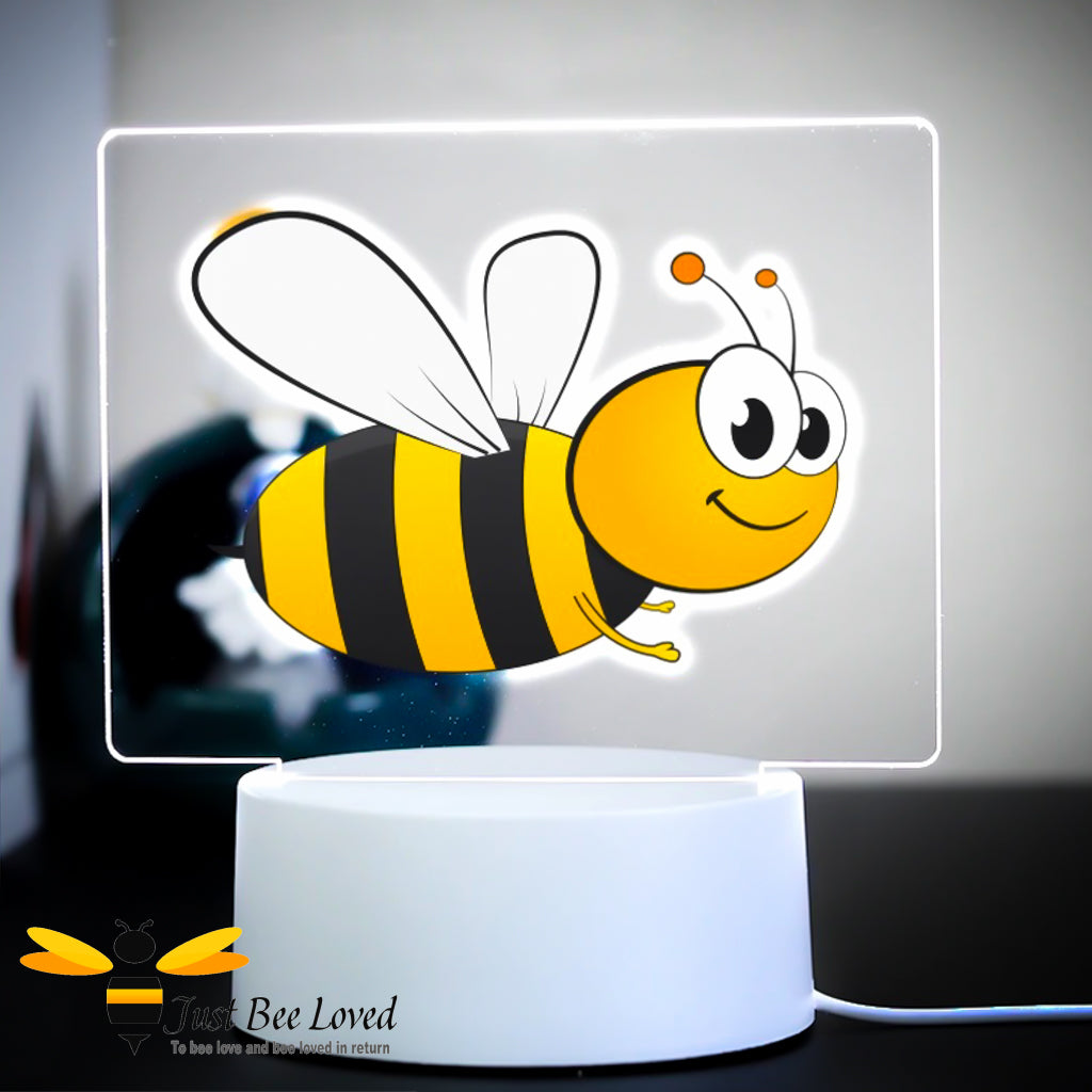 Children's bedside bumble bee night light lamp