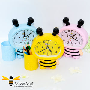 Bee shape character alarm clock