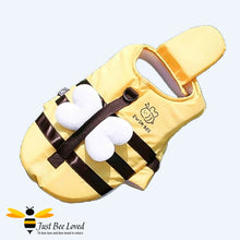 Load image into Gallery viewer, Bee style dog swimming vest life jacket