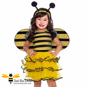 Girl's Bumblebee 3 Piece Fancy Dress Bee Costume