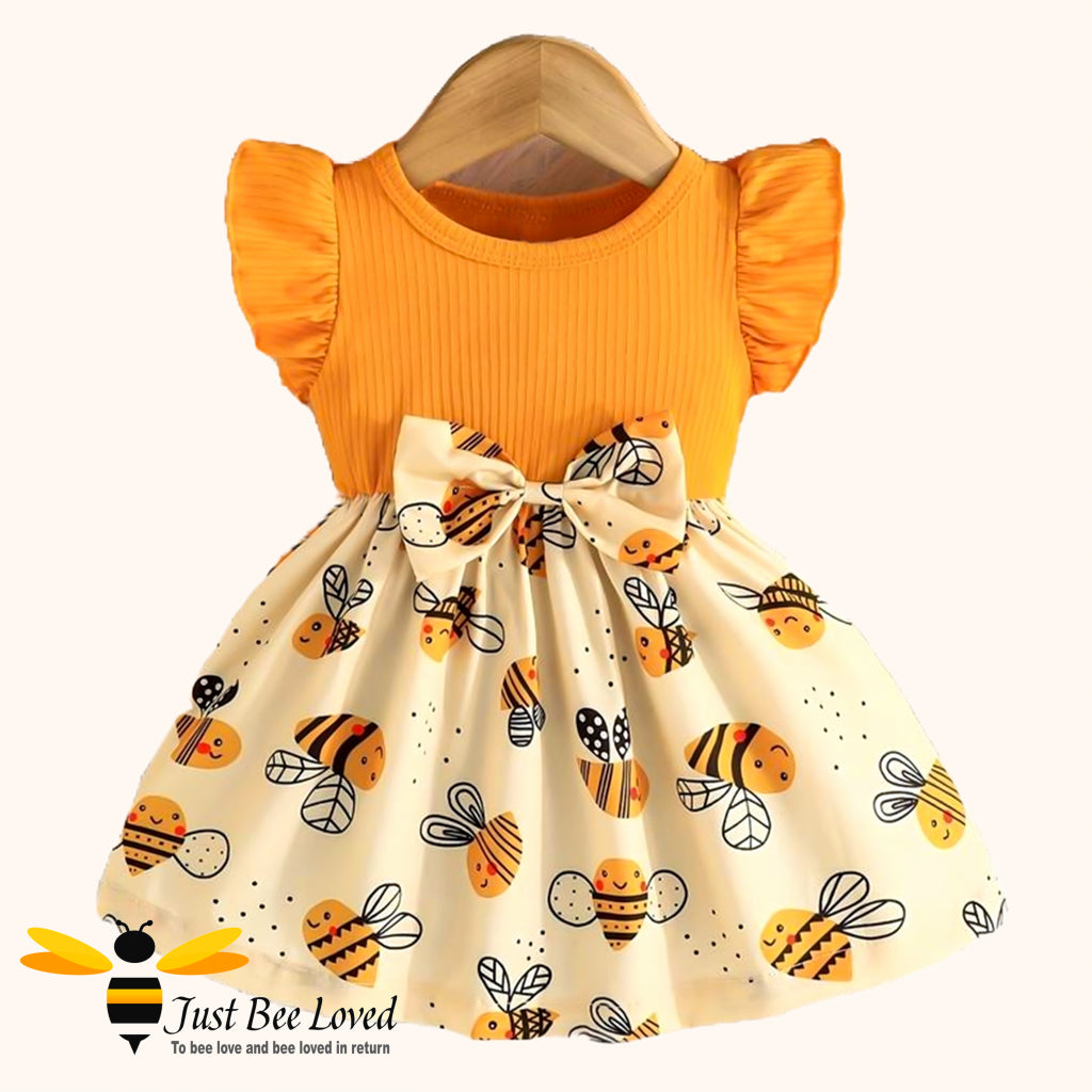 Bumble bee baby fashion outfit