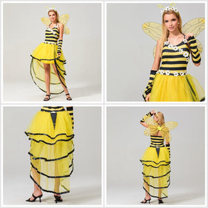 Women's bee daisy fancy dress costume