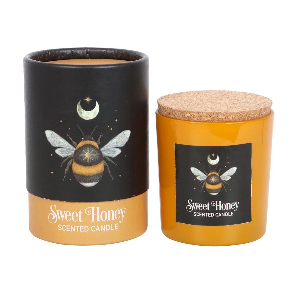 Sweet honey fragrance mystic bee scented candle