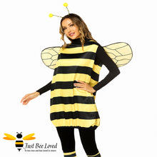 Load image into Gallery viewer, Women&#39;s bumble bee honey bee fancy dress costume