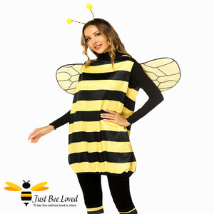 Women's bumble bee honey bee fancy dress costume
