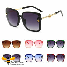 Load image into Gallery viewer, Women&#39;s square rim bee sunglasses