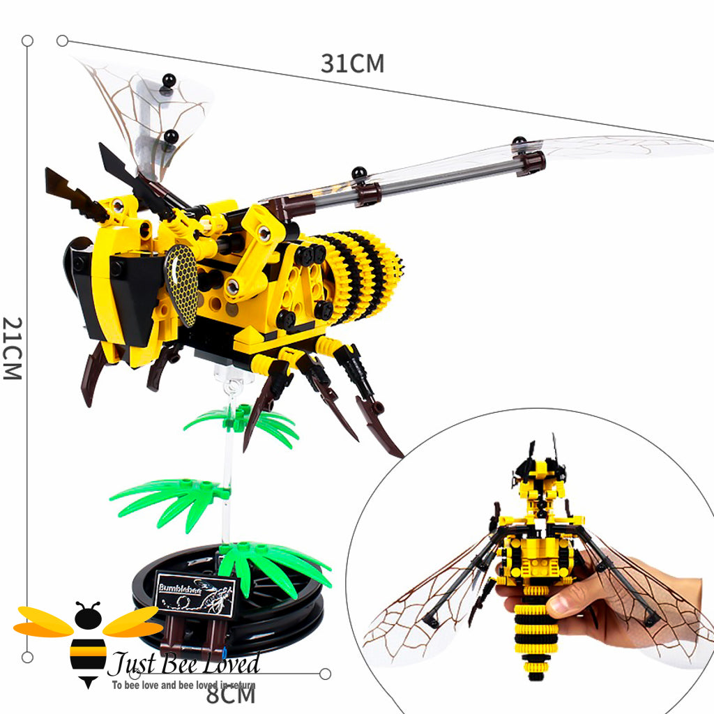 Bee Building Lego Block Set featuring 236 pieces and simulated Bee model