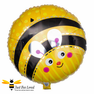 18" Round Bumblebee Foil Balloon Bee Party Supplies & Fancy Dress