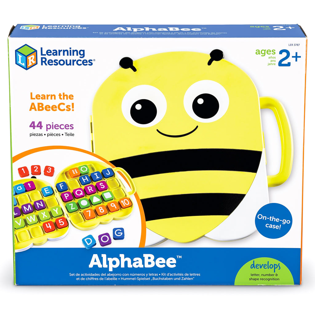 Children's Alpha Bee Learning Activity Carry Case Bee Toy