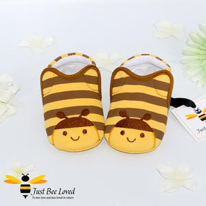 baby infant walker bumblebee booties