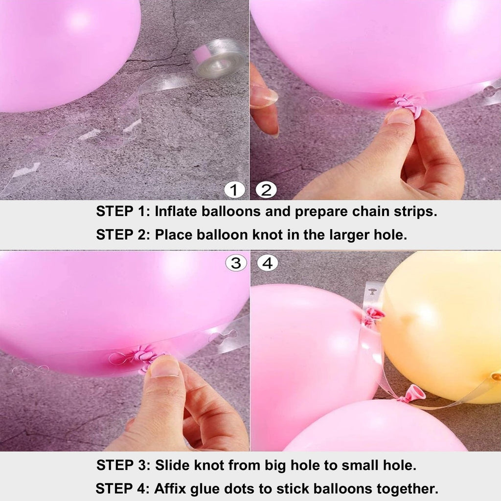 Balloon garland arch instructions