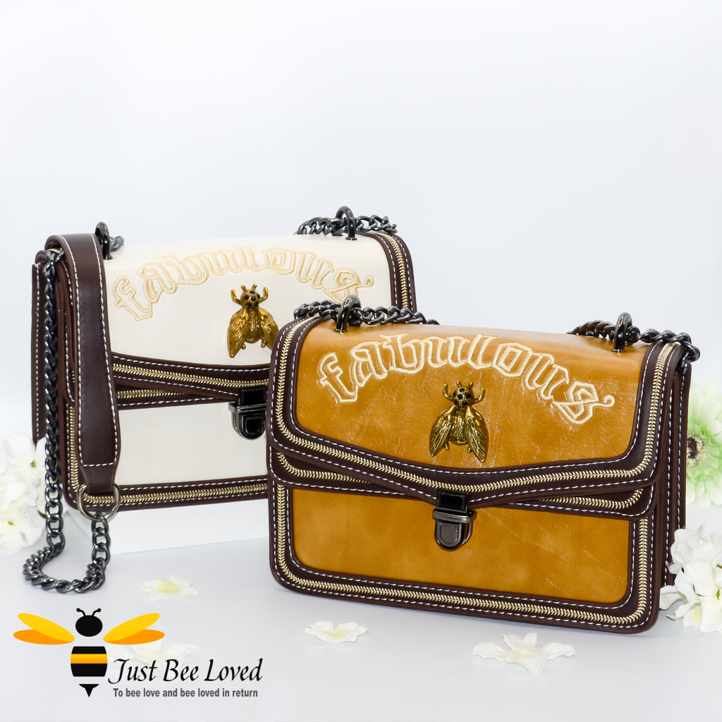 Monogrammed Queen Bee Stripe Fanny Pack Waist Bag FW-CS056B > Fashion  Handbags > Mezon Handbags