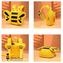 Load image into Gallery viewer, Children&#39;s bumble bee yellow backpack school bag