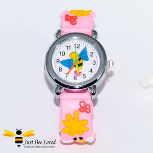 Groovy 3D Children's Girl's Silicone Bee Watch - 3 Colours