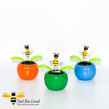 Load image into Gallery viewer, Dancing Bumblebee Solar Ornament