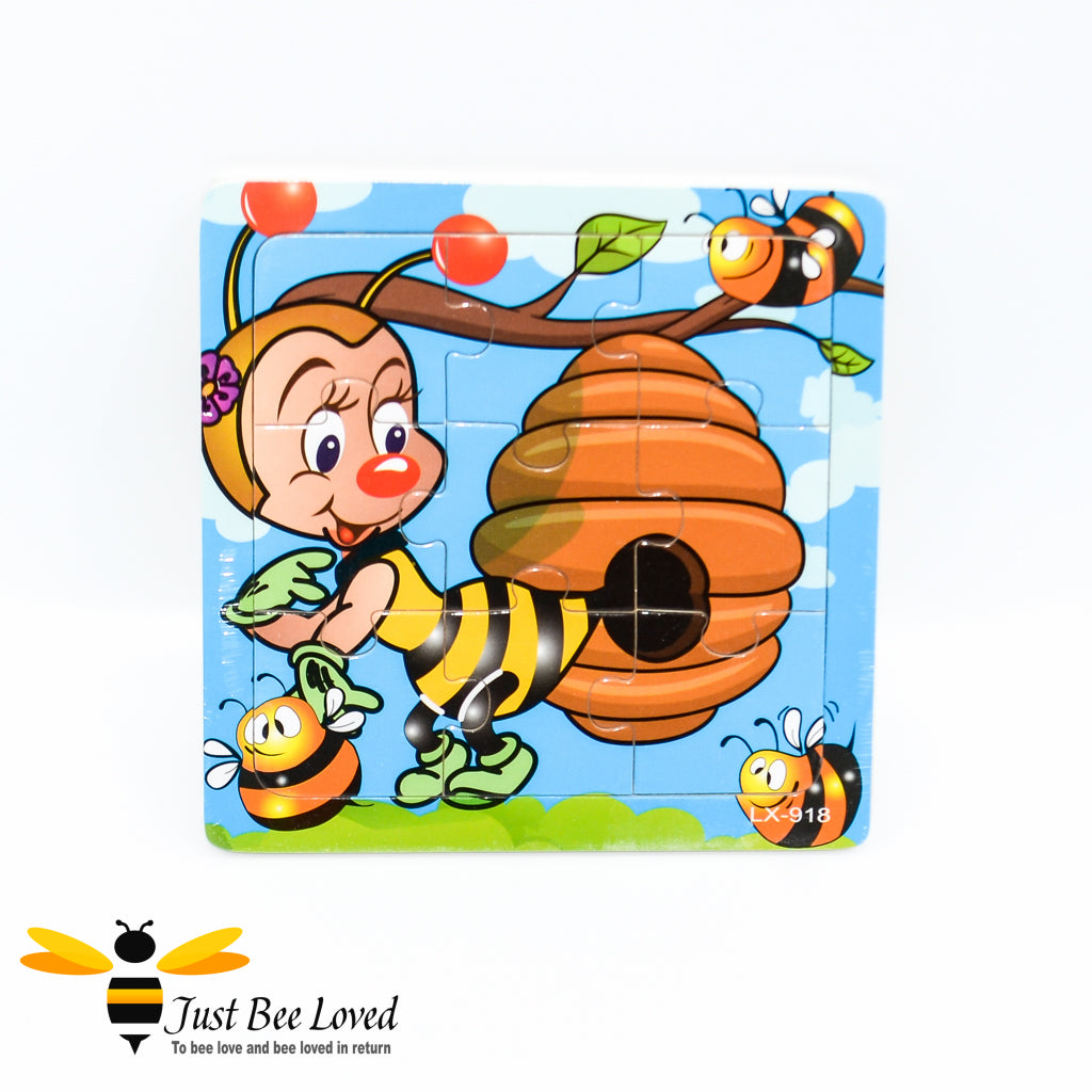 Wooden Small Bee Jigsaw Baby Puzzle