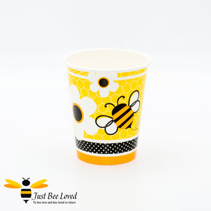 Busy Bees Party Paper Cups Bee Party Supplies & Fancy Dress