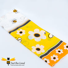 Load image into Gallery viewer, Busy Bees &amp; Flowers Reusable Party Table Cover Bee Party Supplies &amp; Fancy Dress