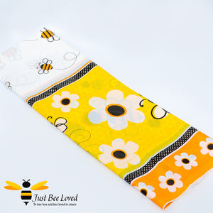 Busy Bees & Flowers Reusable Party Table Cover Bee Party Supplies & Fancy Dress