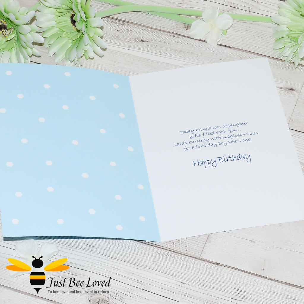 Just Bee Loved children's 'Little Bee' greeting card.