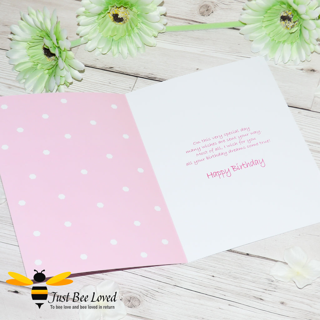 Just Bee Loved children's 'Little Bee' greeting card.