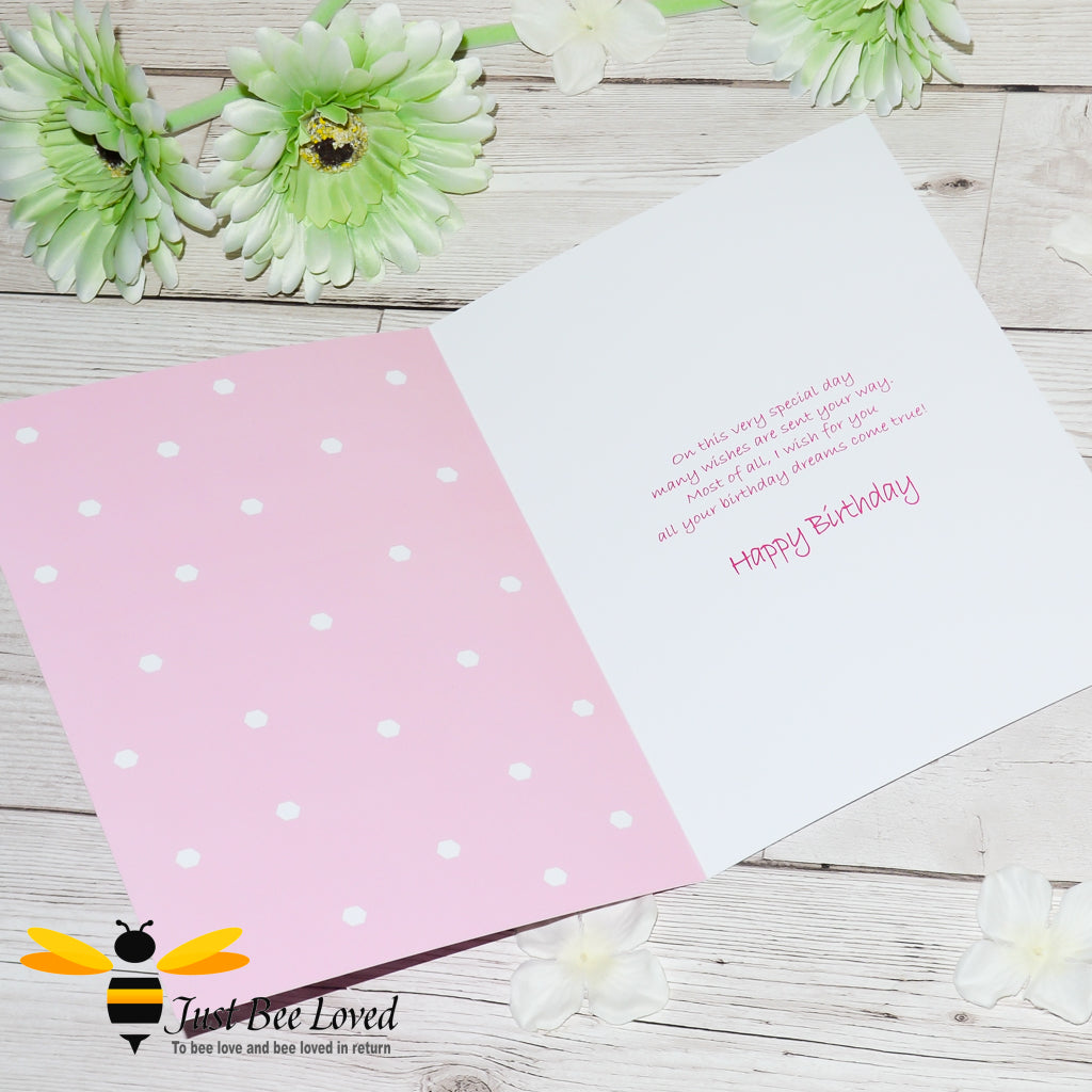 Just Bee Loved children's 'Little Bee' greeting card.