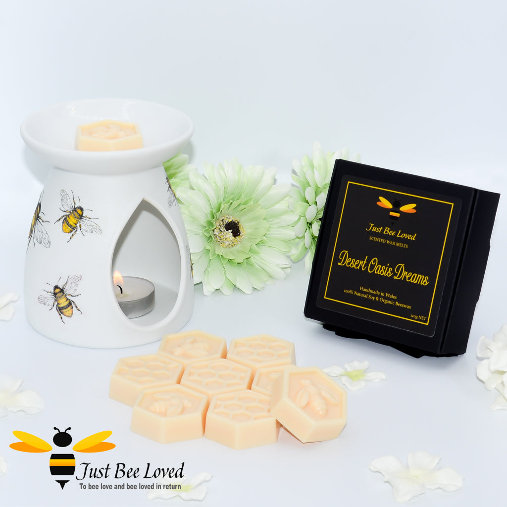 Just Bee Loved Handmade Luxury Organic Wax Melts Desert Oasis Dreams