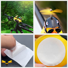 Load image into Gallery viewer, novelty biker rubber bee yellow duck car bicycle ornament decoration