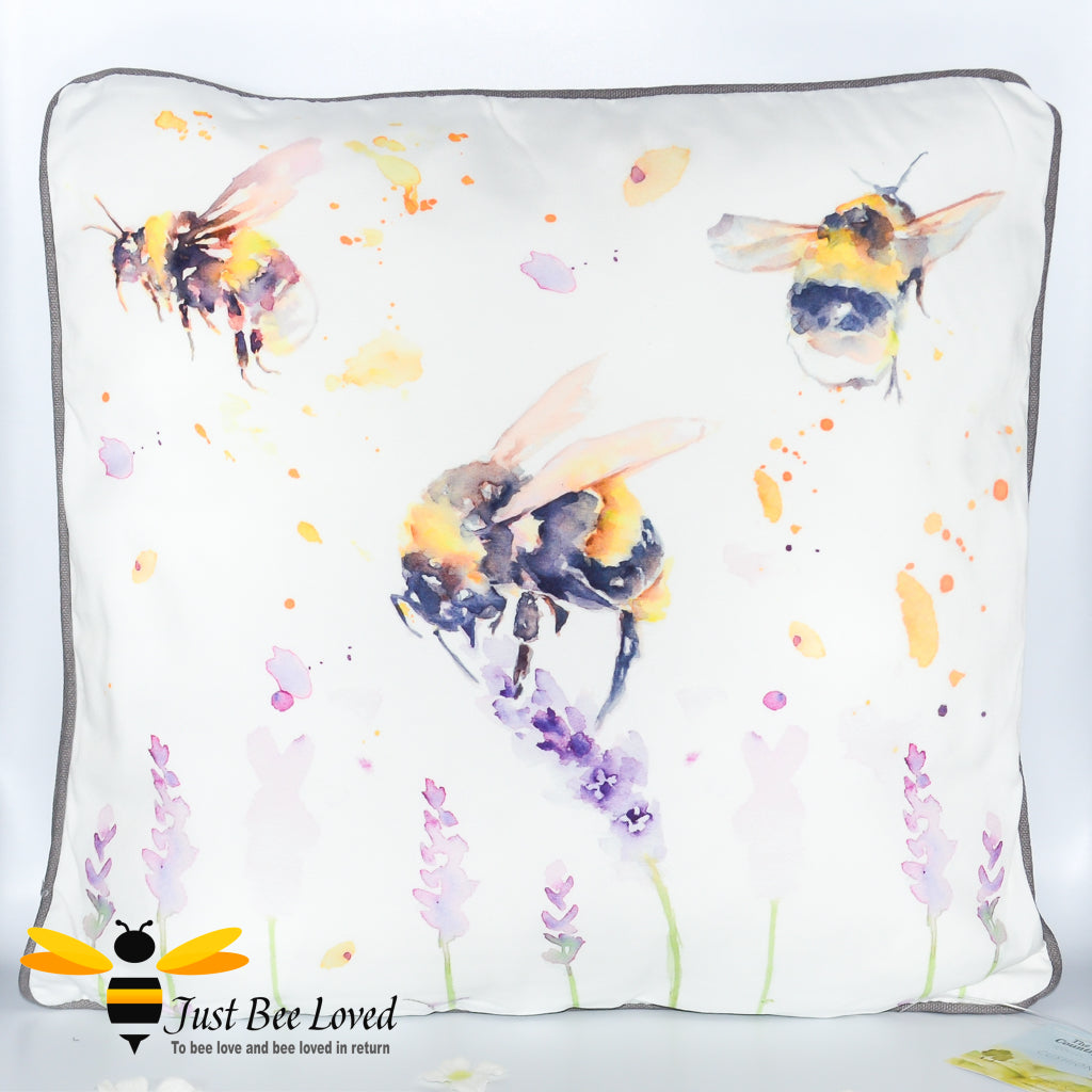 Jennifer Rose Country Life Bees and lavender Cushion