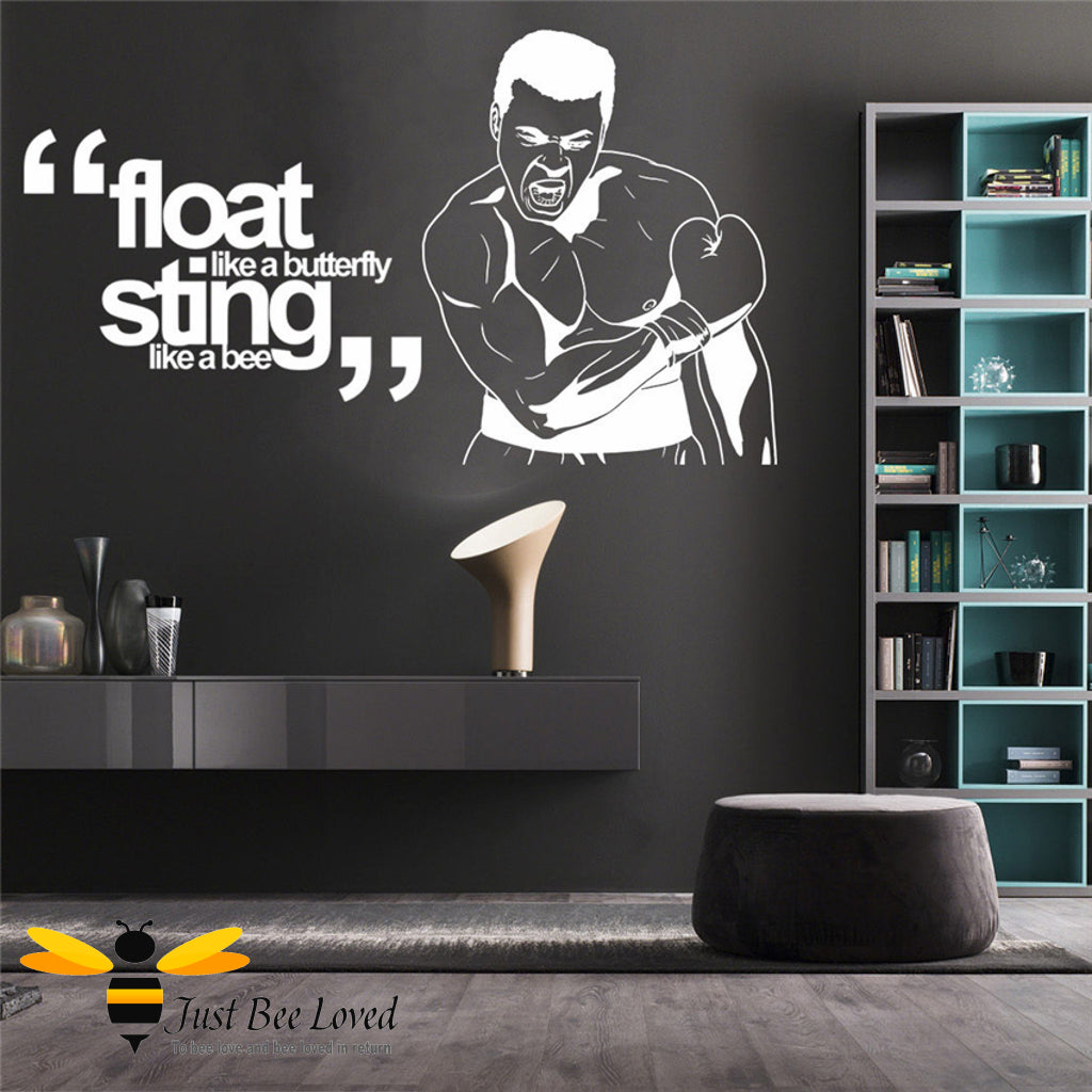 Muhammad Ali Large Wall decor decal with the iconic quote 
