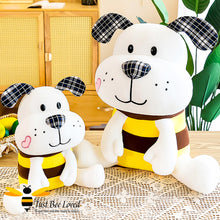 Load image into Gallery viewer, Squishy plush bumble bee dog soft toy