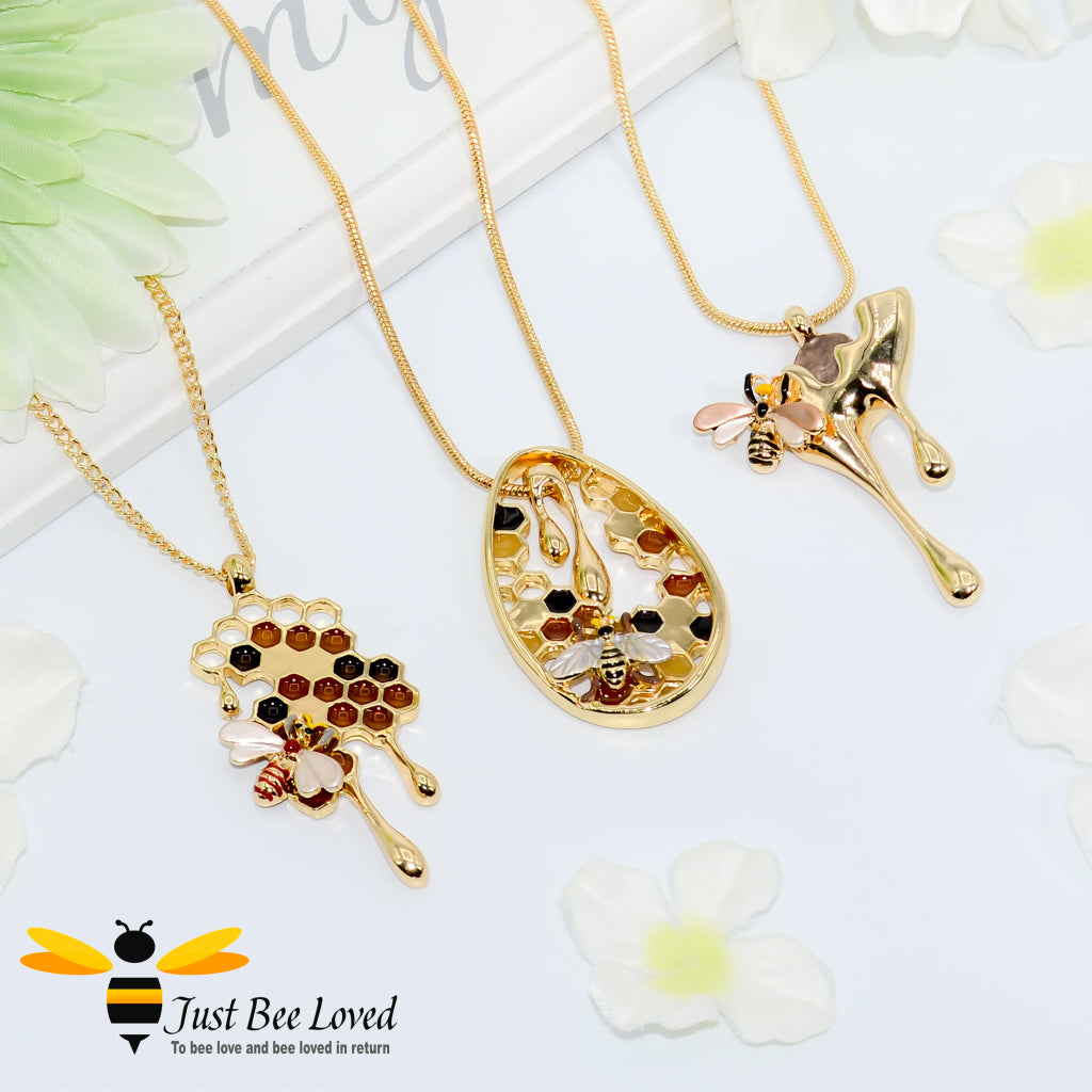 Bee necklaces new arrivals