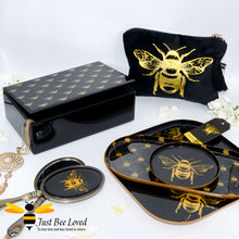 Load image into Gallery viewer, Temerity Jones Black and gold vintage bumblebees collection